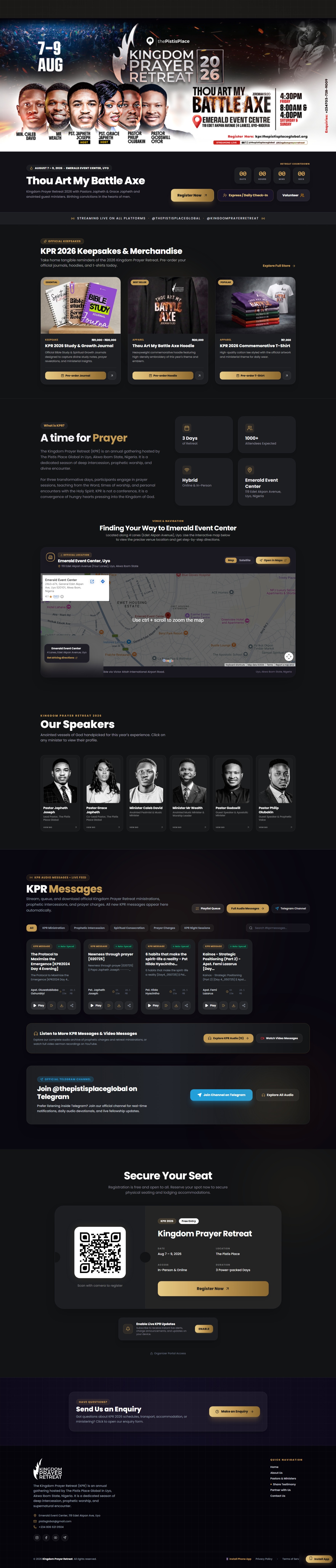Kingdom Praise Realm Web Portal